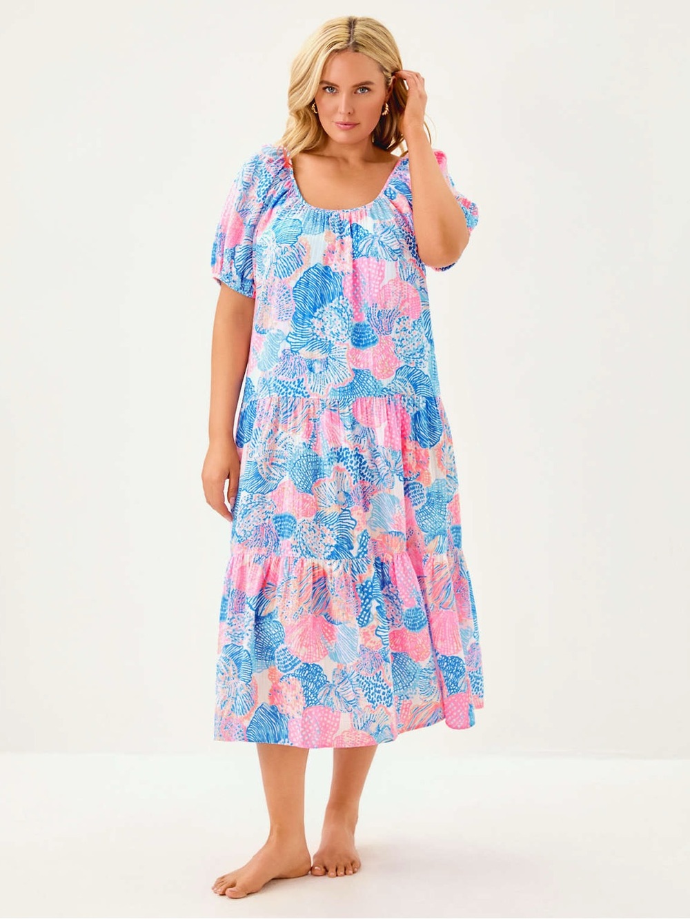 NWT Lilly Pulitzer Zemini Maxi Dress Cover-Up Womens Sz Small Bright Floral $148